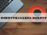 郑州新奇中学是公办还是民办,郑卅新奇中学